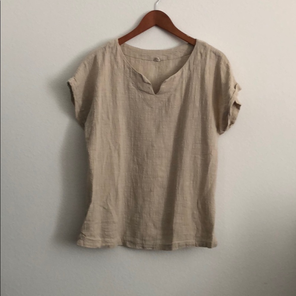 Linen Shortsleeve Shirt...